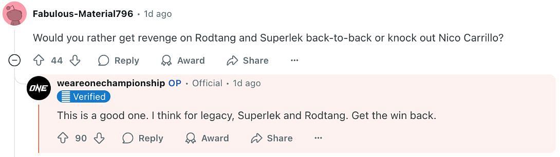 Source: Reddit AMA